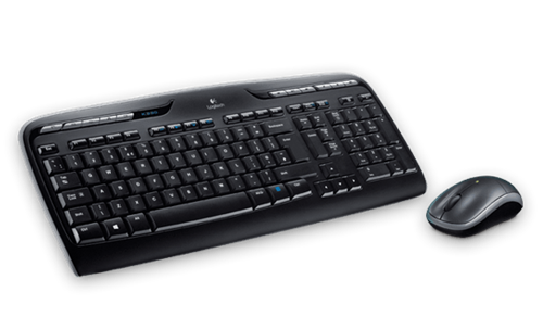Logitech Black MK330 Cordless Keyboard & Mouse Combo