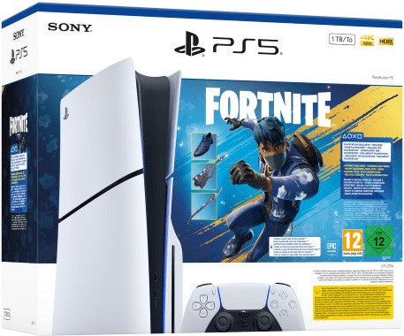 PlayStation 5 Slim 1TB Fortnite bundle disc edition console