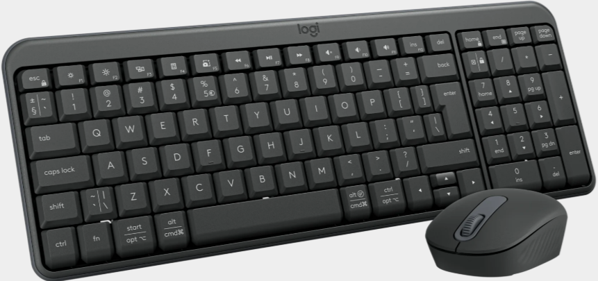 Logitech Black MK250 Wireless Mouse And Keyboard Combo