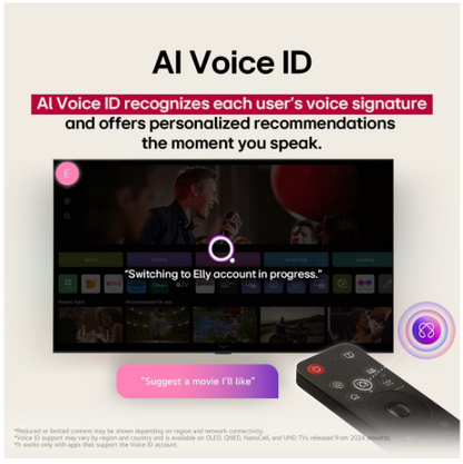 LG 75 Inch UHD AI UA854K AI Magic Remote Ready HDR10 Smart TV
