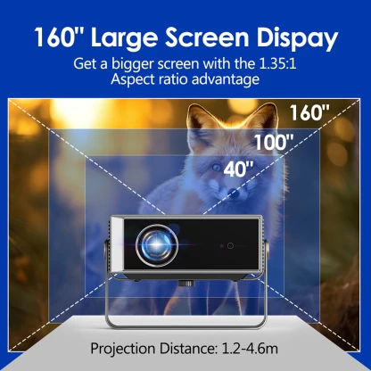 HTPNEO H80 4K FHD Smart Home Theatre Projector