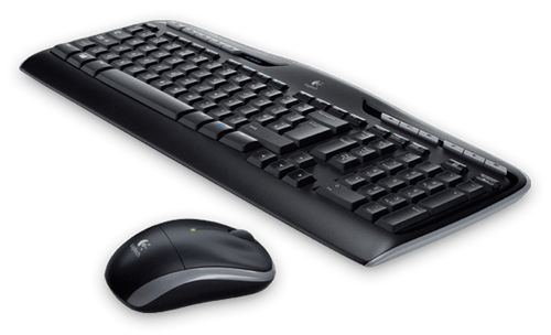 Logitech Black MK330 Cordless Keyboard & Mouse Combo