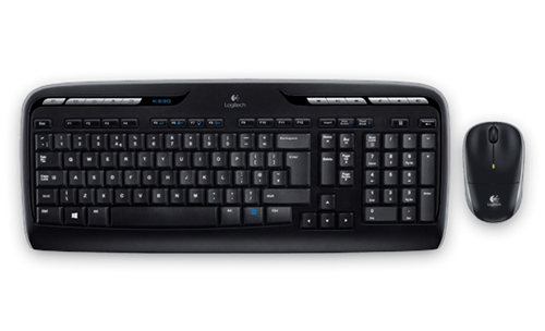 Logitech Black MK330 Cordless Keyboard & Mouse Combo