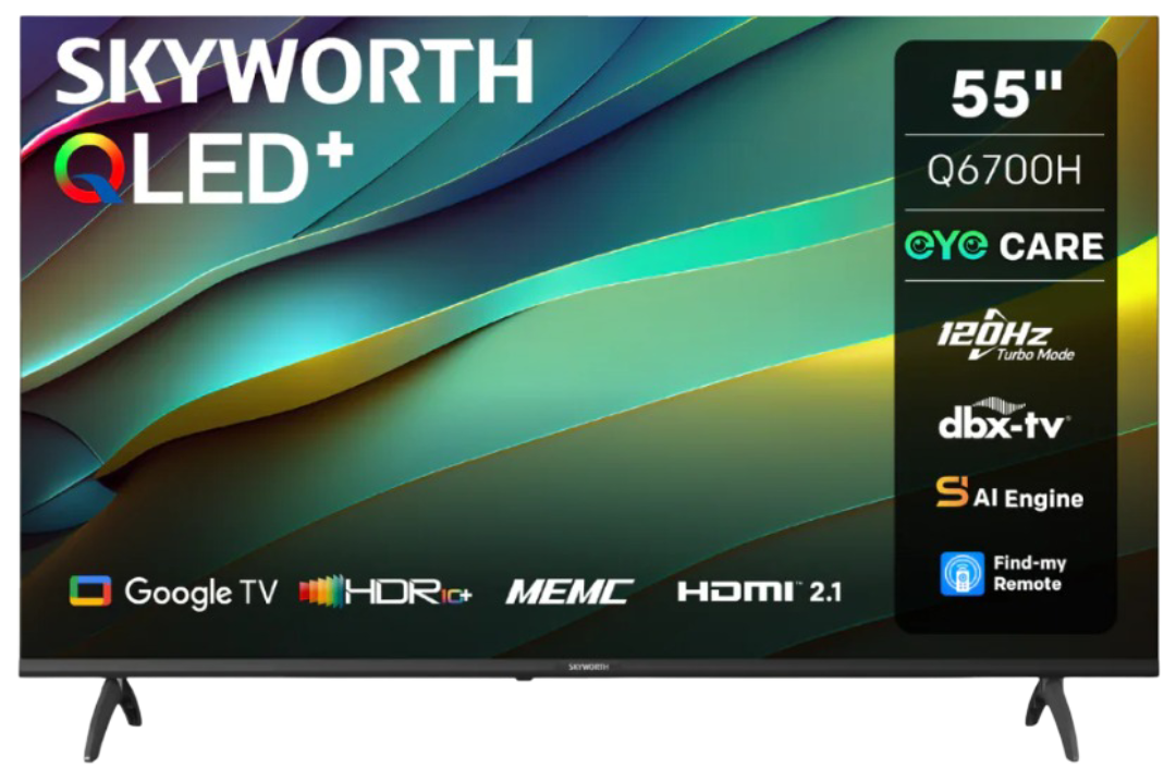 Skyworth 55 inch S6700H QLED Google TV