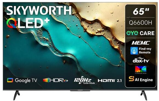 Skyworth 65 inch Q6600H QLED Google TV