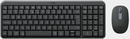 Logitech MK250 black wireless keyboard and mouse combo