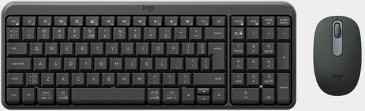 Logitech MK250 black wireless keyboard and mouse combo