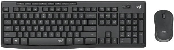 Logitech MK295 black silent wireless keyboard and mouse combo