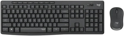 Logitech MK295 black silent wireless keyboard and mouse combo