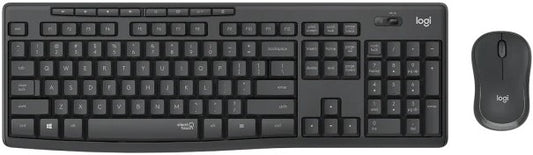 Logitech MK295 black silent wireless keyboard and mouse combo
